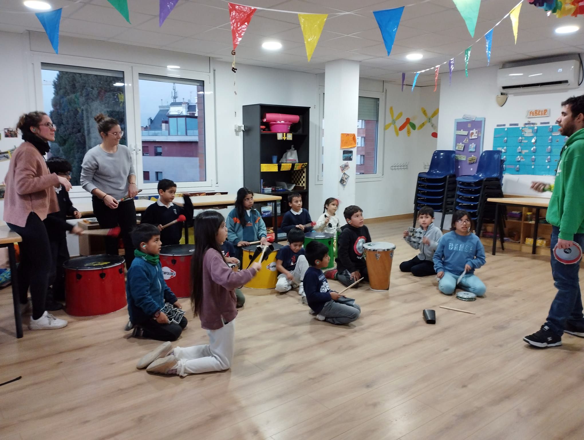 La Batuescola va anar al Centre Obert de Sant Cugat. FOTO: Cedida