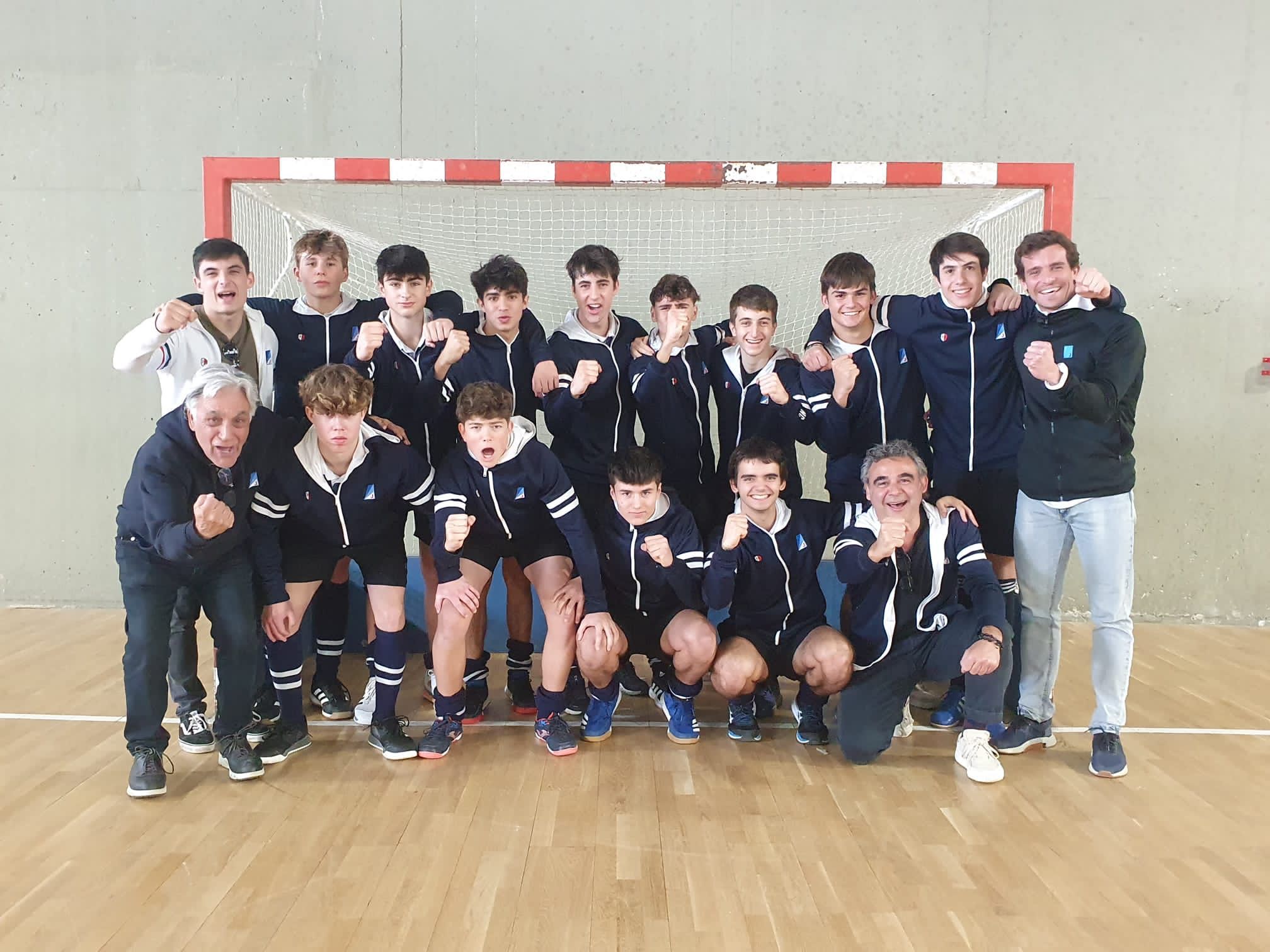 El Junior FC s'ha imposat en la seva semifinal del Campionat d'Espanya d'hoquei sala juvenil. FOTO: Cedida