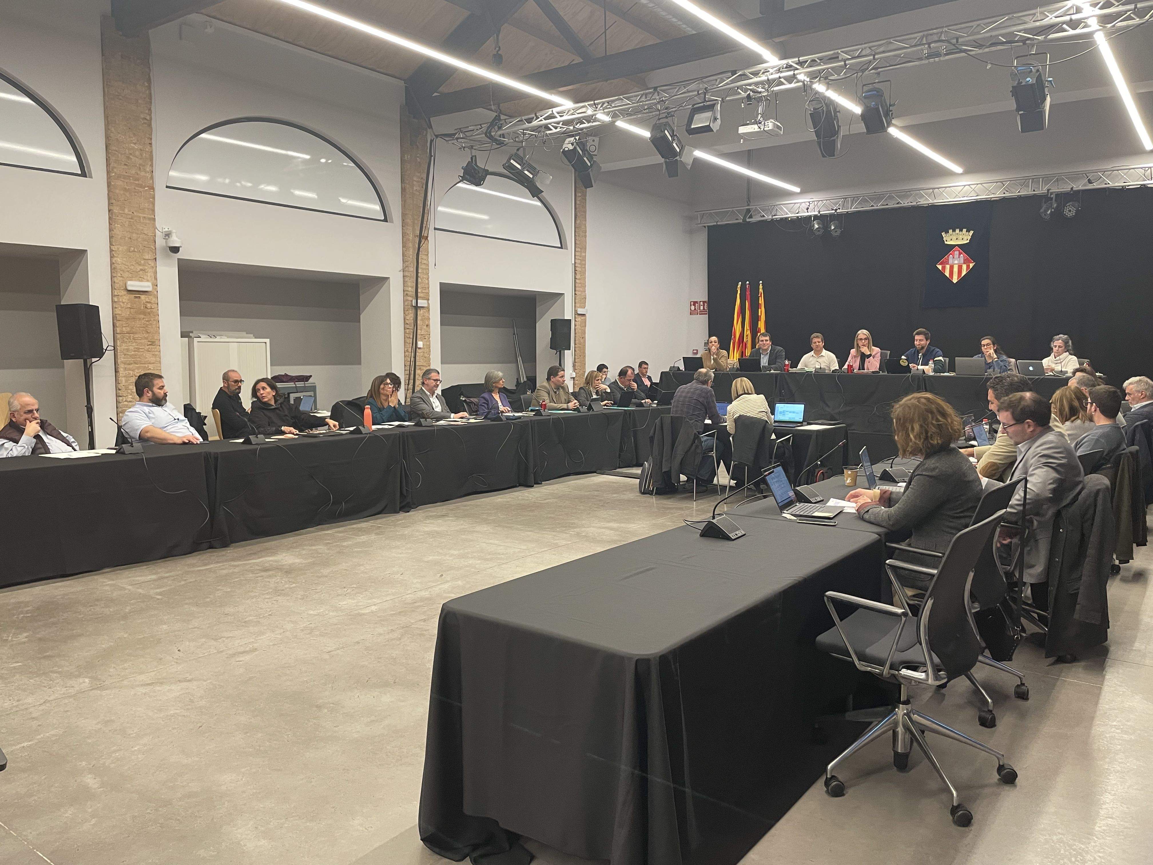 Ple municipal de febrer FOTO: À.Guinó