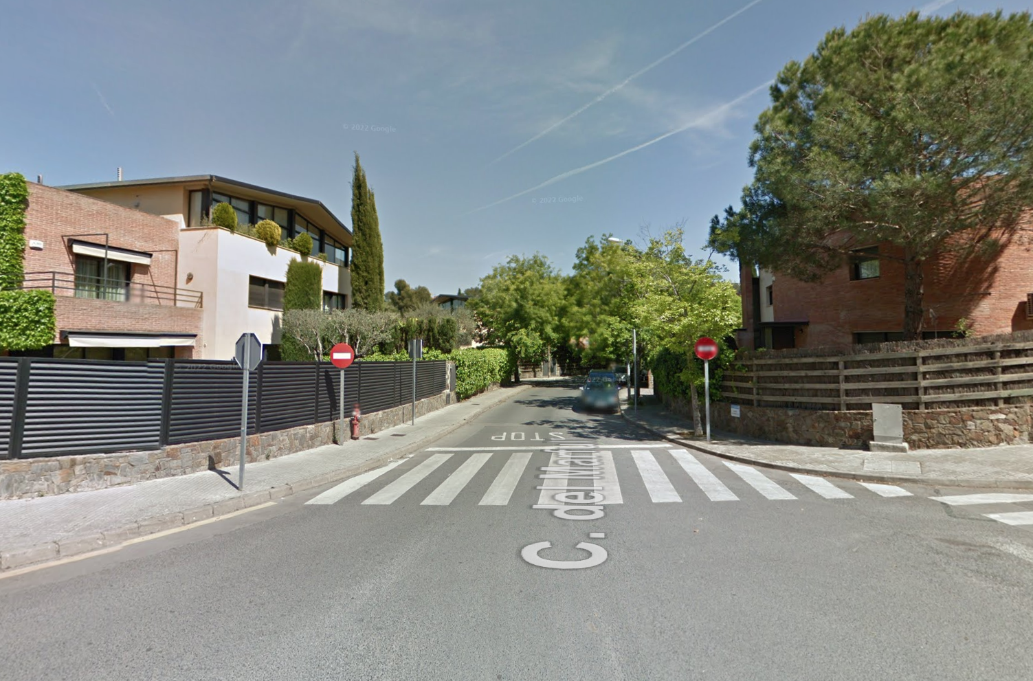 La detenció es va produir al carrer de Marfull, a l'entorn de l'estació de Valldoreix FOTO: Google Maps