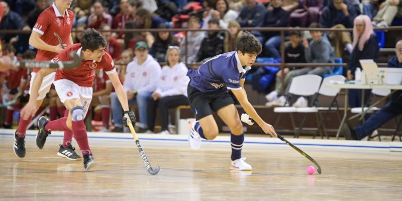 El Junior FC ha anat tota l'estona a remolc en les semifinals del Campionat d'Espanya d'hoquei sala. FOTO: Ajuntament