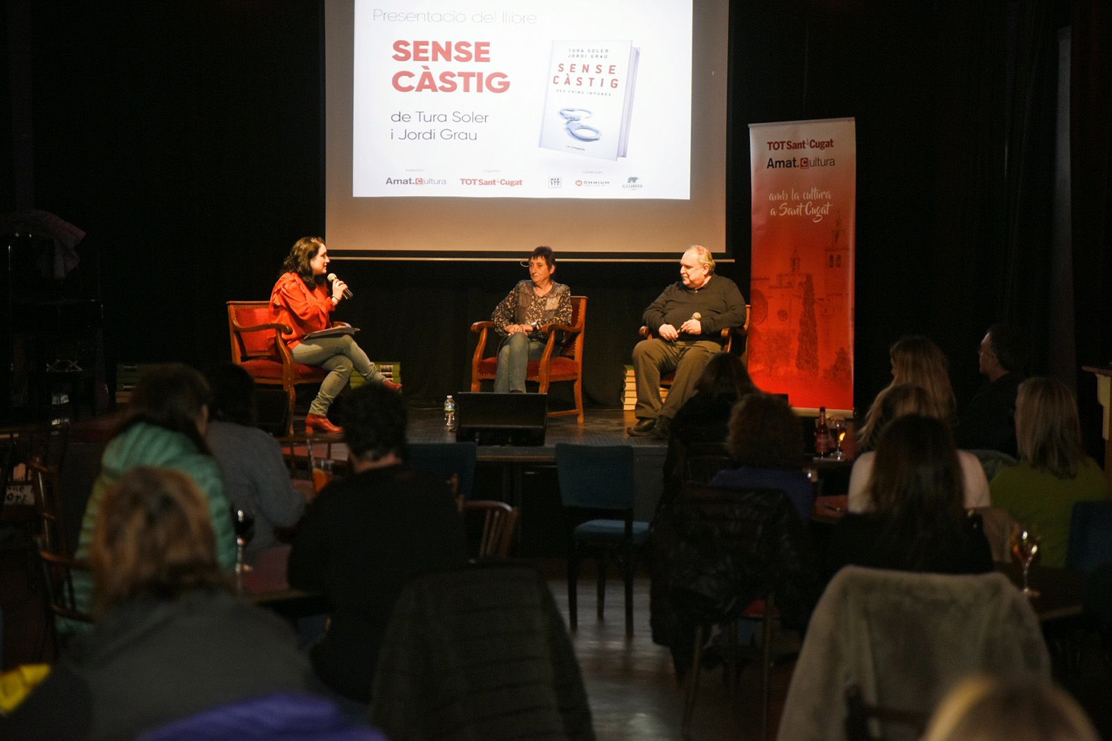 Presentació del llibre ‘Sense càstig’ de Tura Soler i Jordi Grau. FOTO: Bernat Millet.