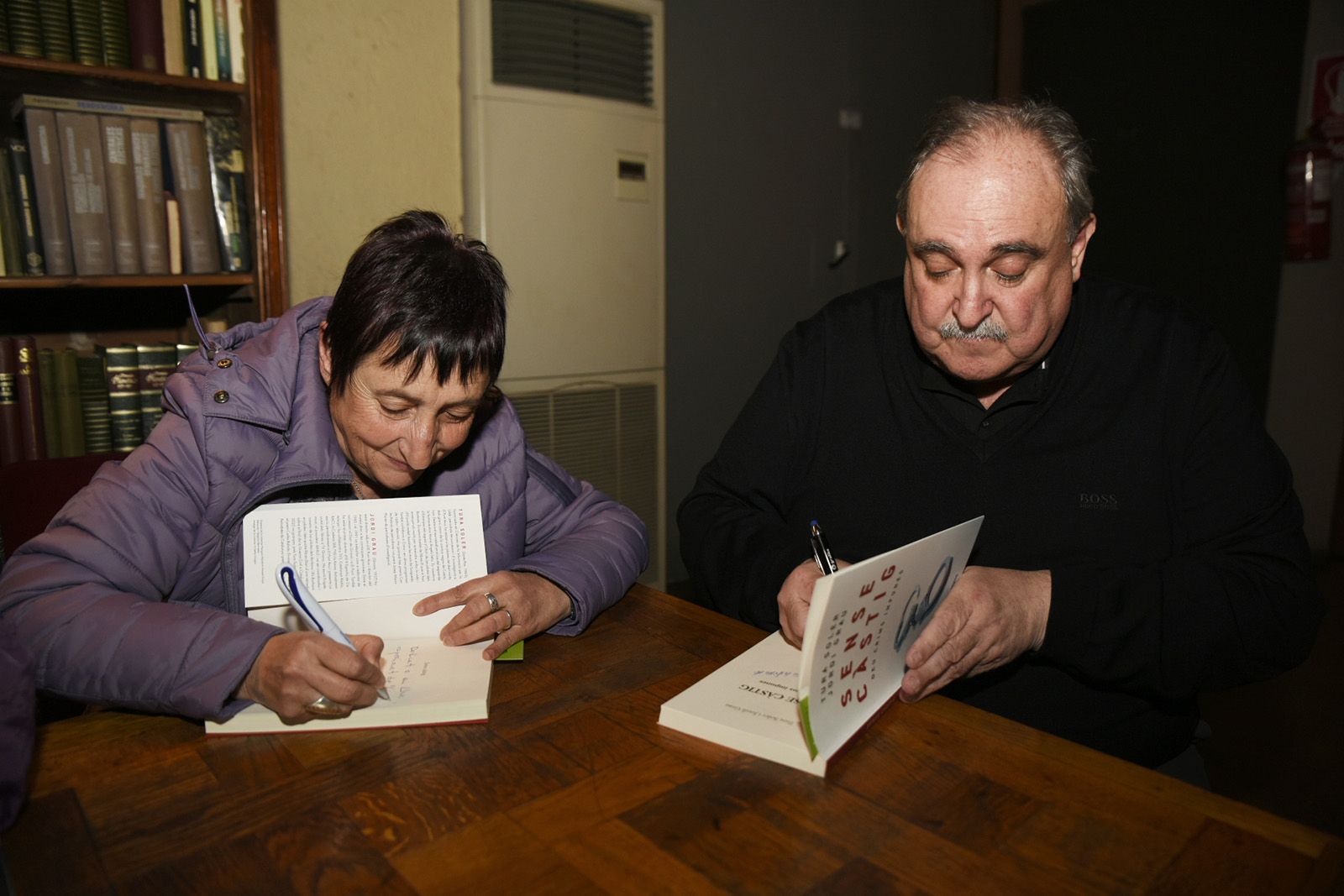 Presentació del llibre ‘Sense càstig’ de Tura Soler i Jordi Grau. FOTO: Bernat Millet.