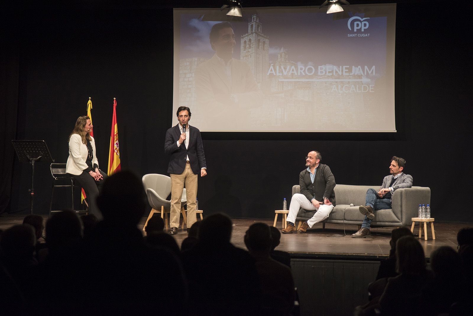 Presentació del candidat del PP a la alcaldía de Sant Cugat, Alvaro Benejam. FOTO: Bernat Millet.