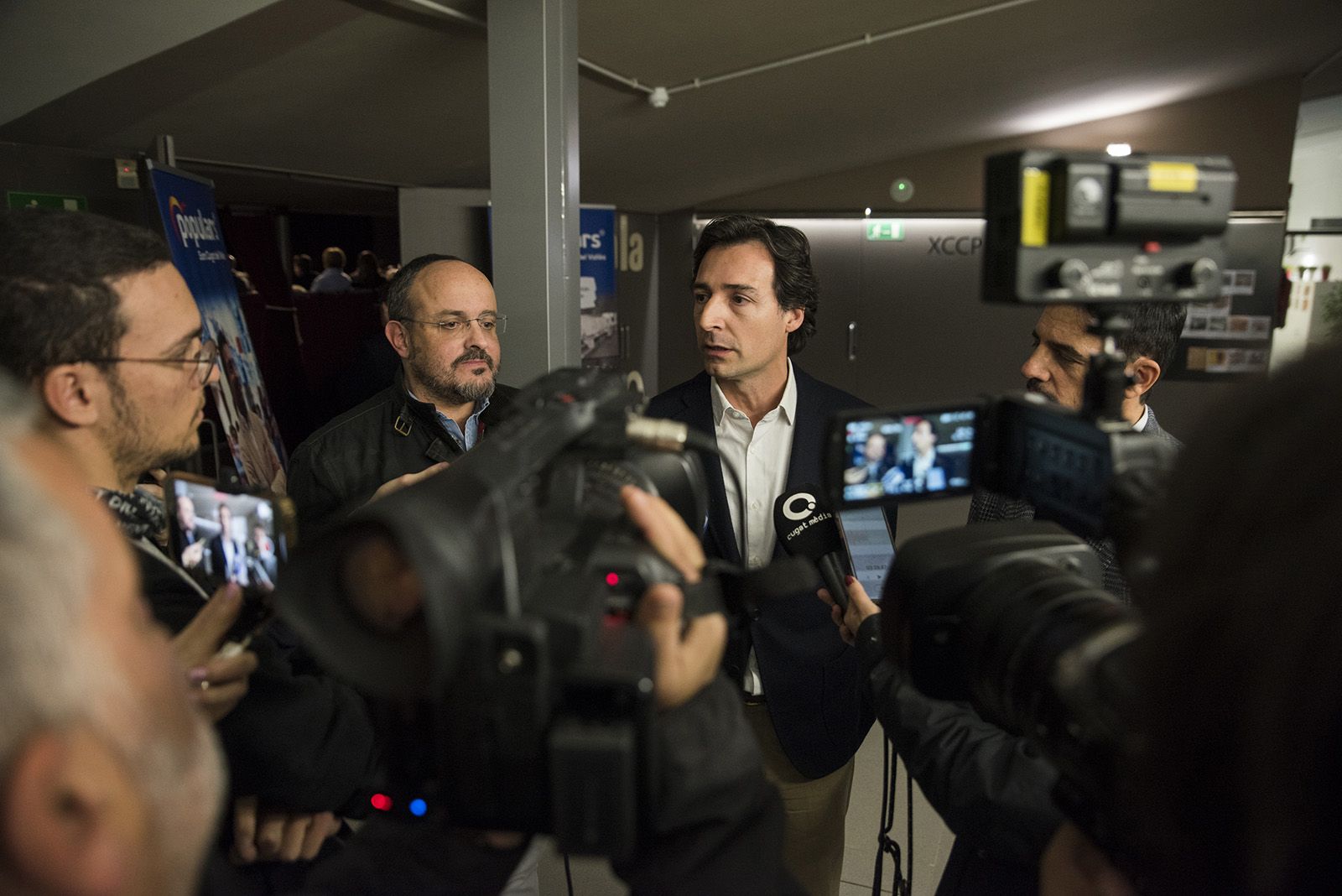 Presentació del candidat del PP a la alcaldía de Sant Cugat, Alvaro Benejam. FOTO: Bernat Millet.