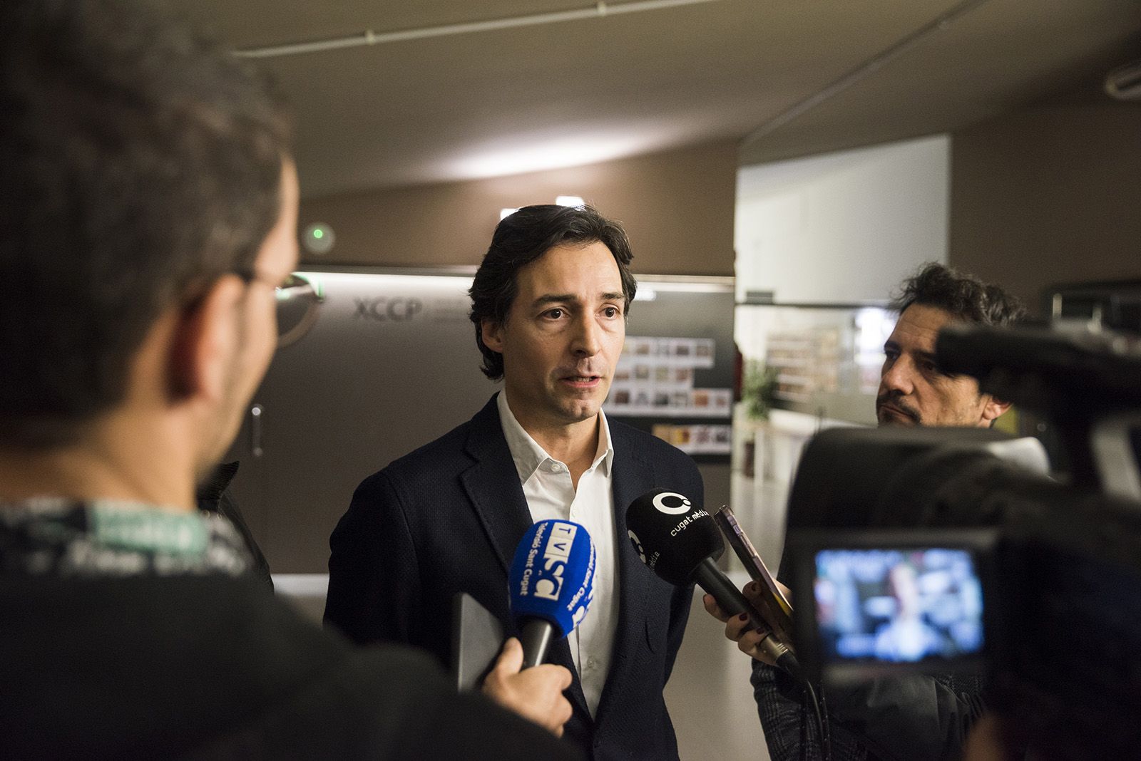 Presentació del candidat del PP a la alcaldía de Sant Cugat, Alvaro Benejam. FOTO: Bernat Millet.