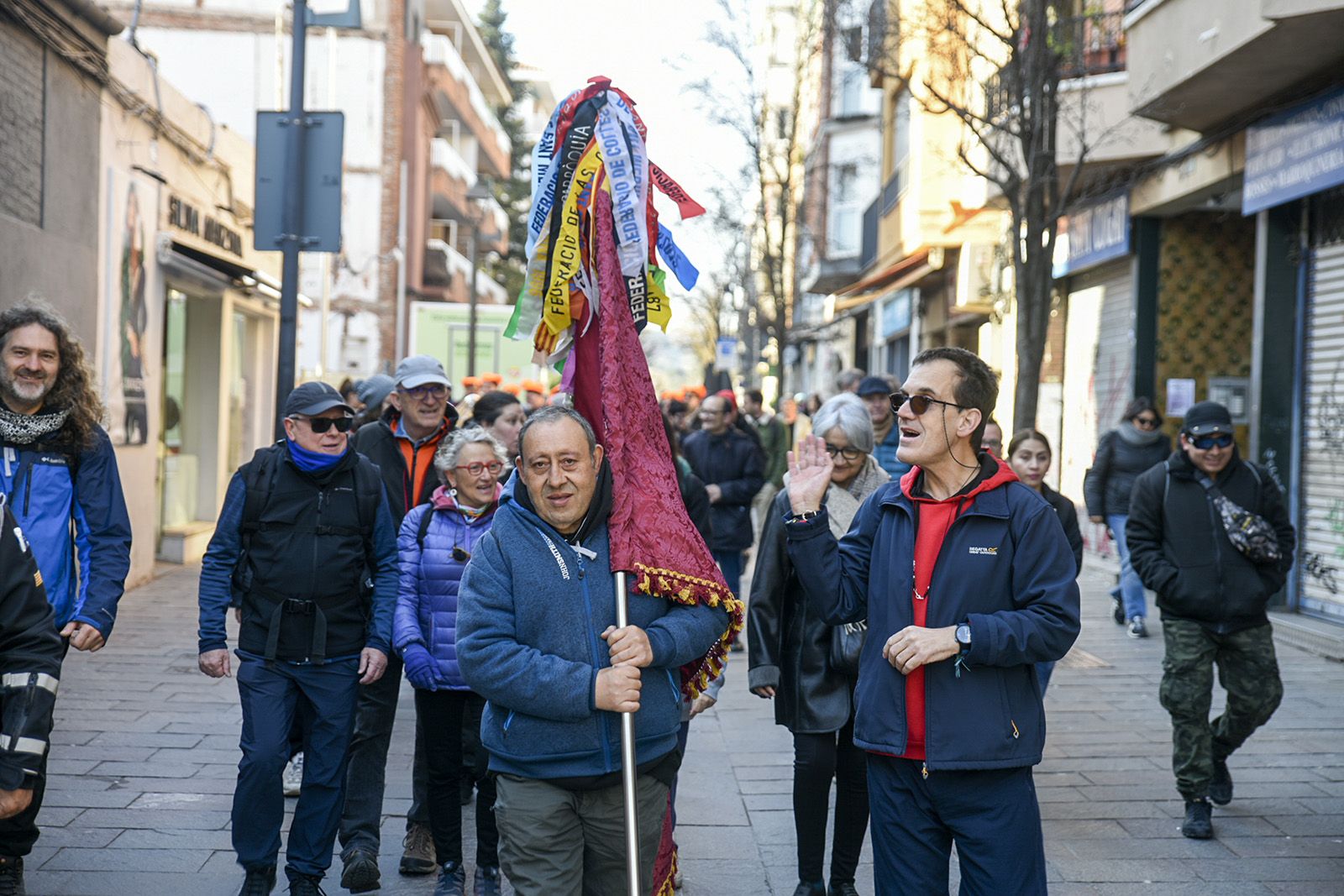 Cercavila dels Banderers Taller Jeroni de Moragas de Sant Medir. FOTO: Bernat Millet