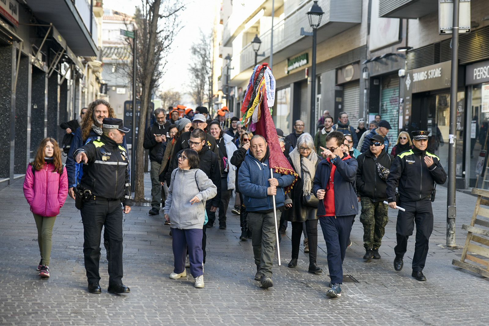 Cercavila dels Banderers Taller Jeroni de Moragas de Sant Medir. FOTO: Bernat Millet