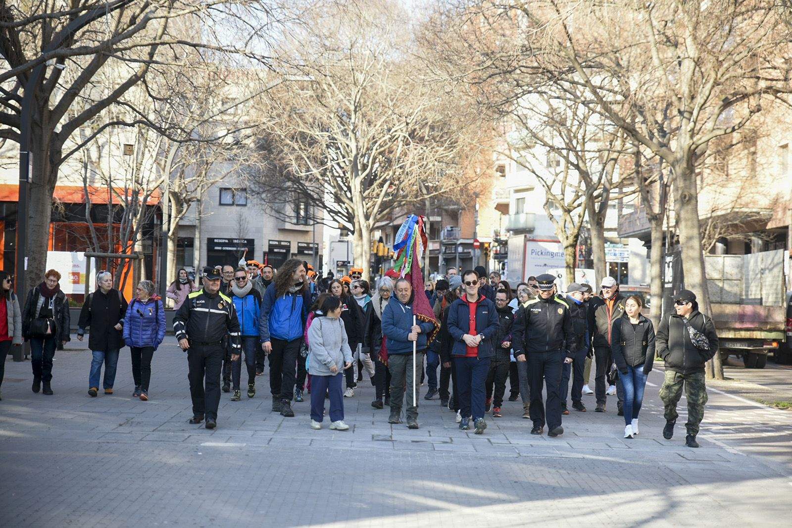 Cercavila dels Banderers Taller Jeroni de Moragas de Sant Medir. FOTO: Bernat Millet