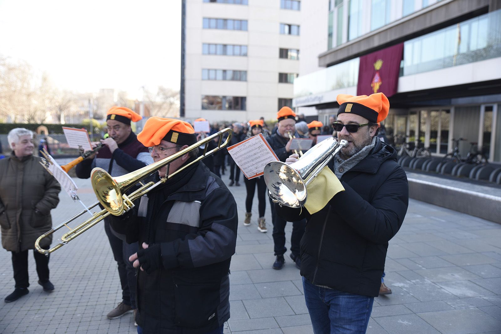 Cercavila dels Banderers Taller Jeroni de Moragas de Sant Medir. FOTO: Bernat Millet