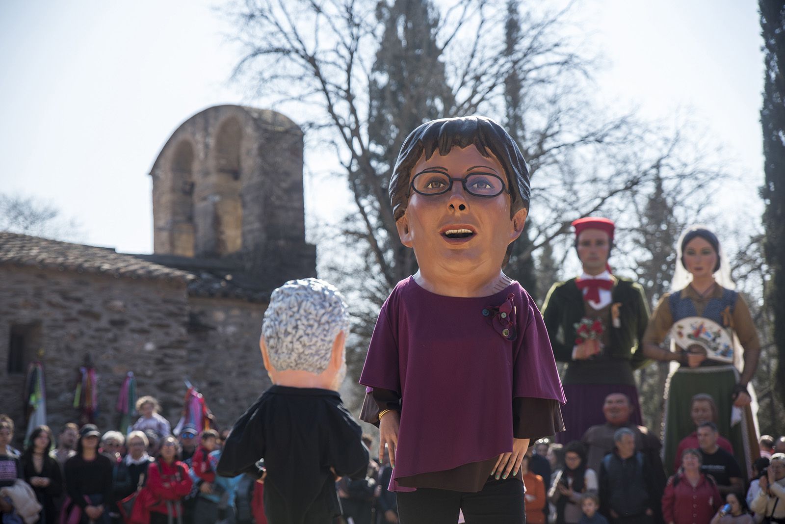 Els Caparrots a Sant Medir. FOTO: Bernat Millet.