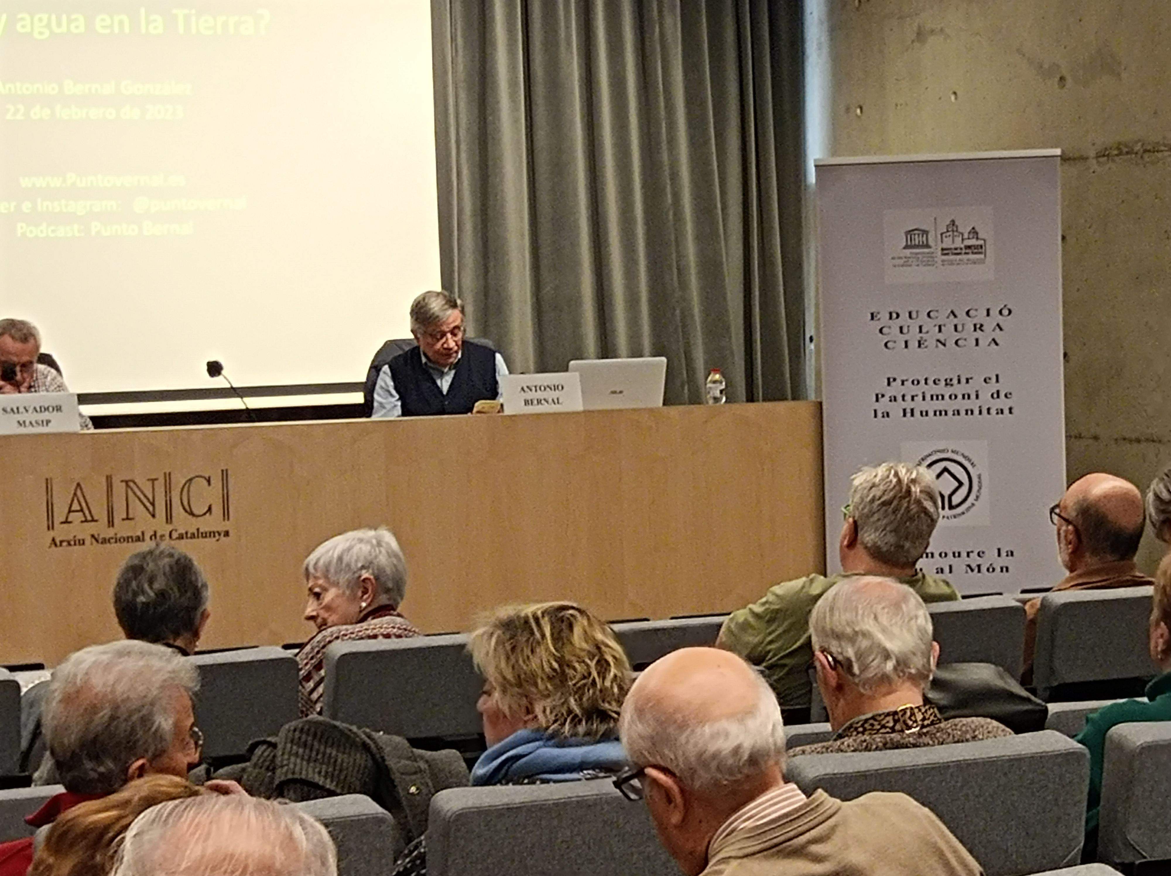 Conferència dels Amics de la UNESCO sobre l'escasetat d'aigua. FOTO: Cedida