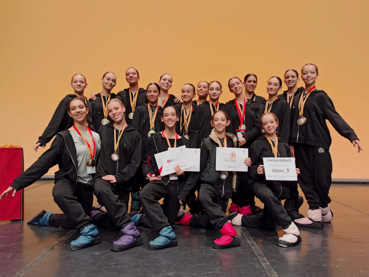 Les participants de l'Escola Fusió al Concurs Vaslav Nijinsky 2023. FOTO: Cedida