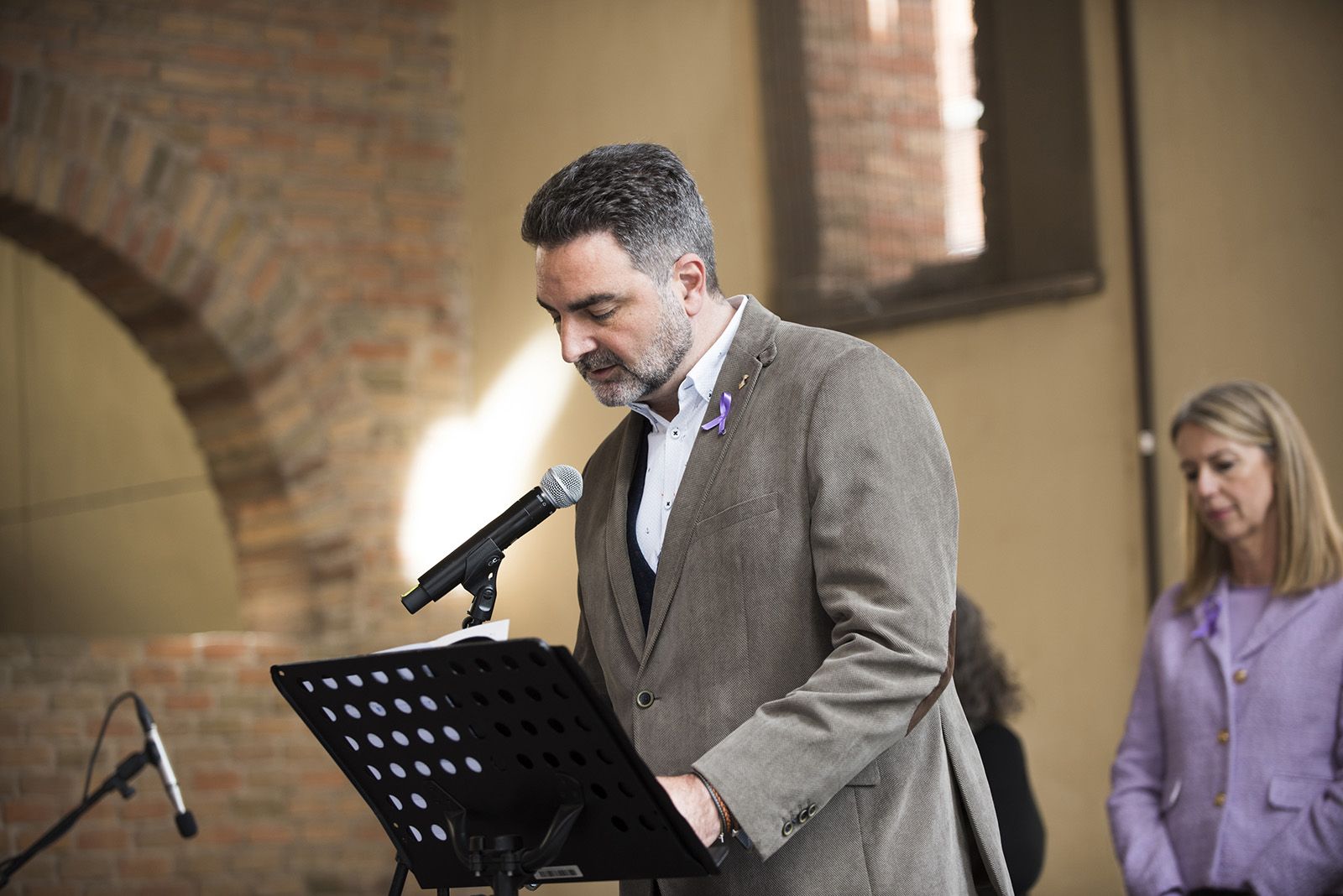 Acte institucional Dia Internacional de les Dones. FOTO: Bernat Millet.