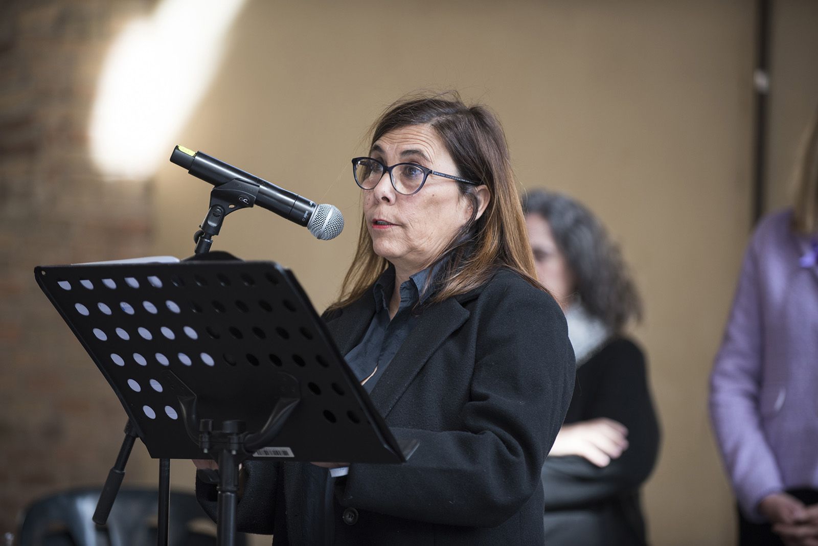 Acte institucional Dia Internacional de les Dones. FOTO: Bernat Millet.