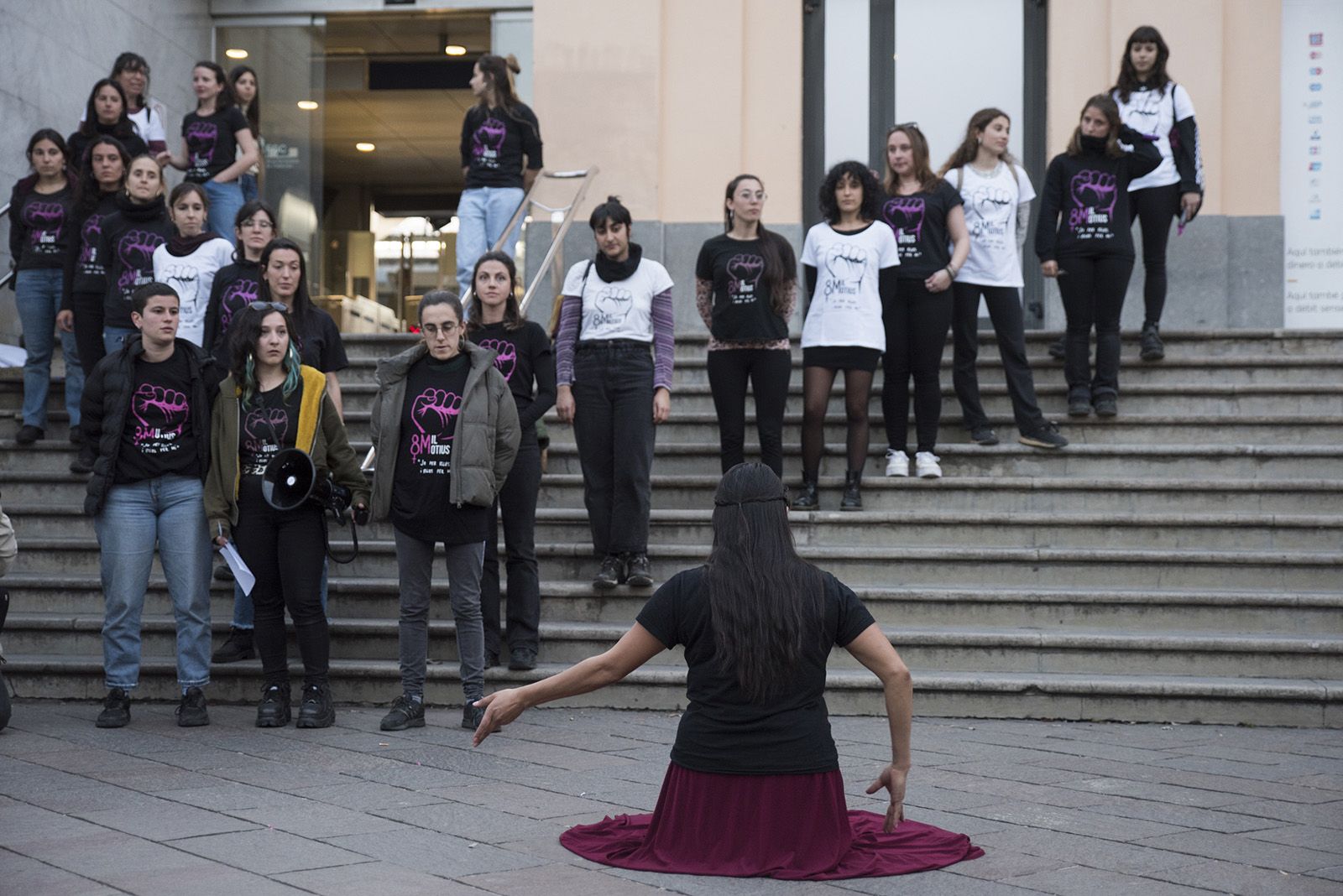 Manifestació 8M a Sant Cugat. FOTO: Bernat Millet.