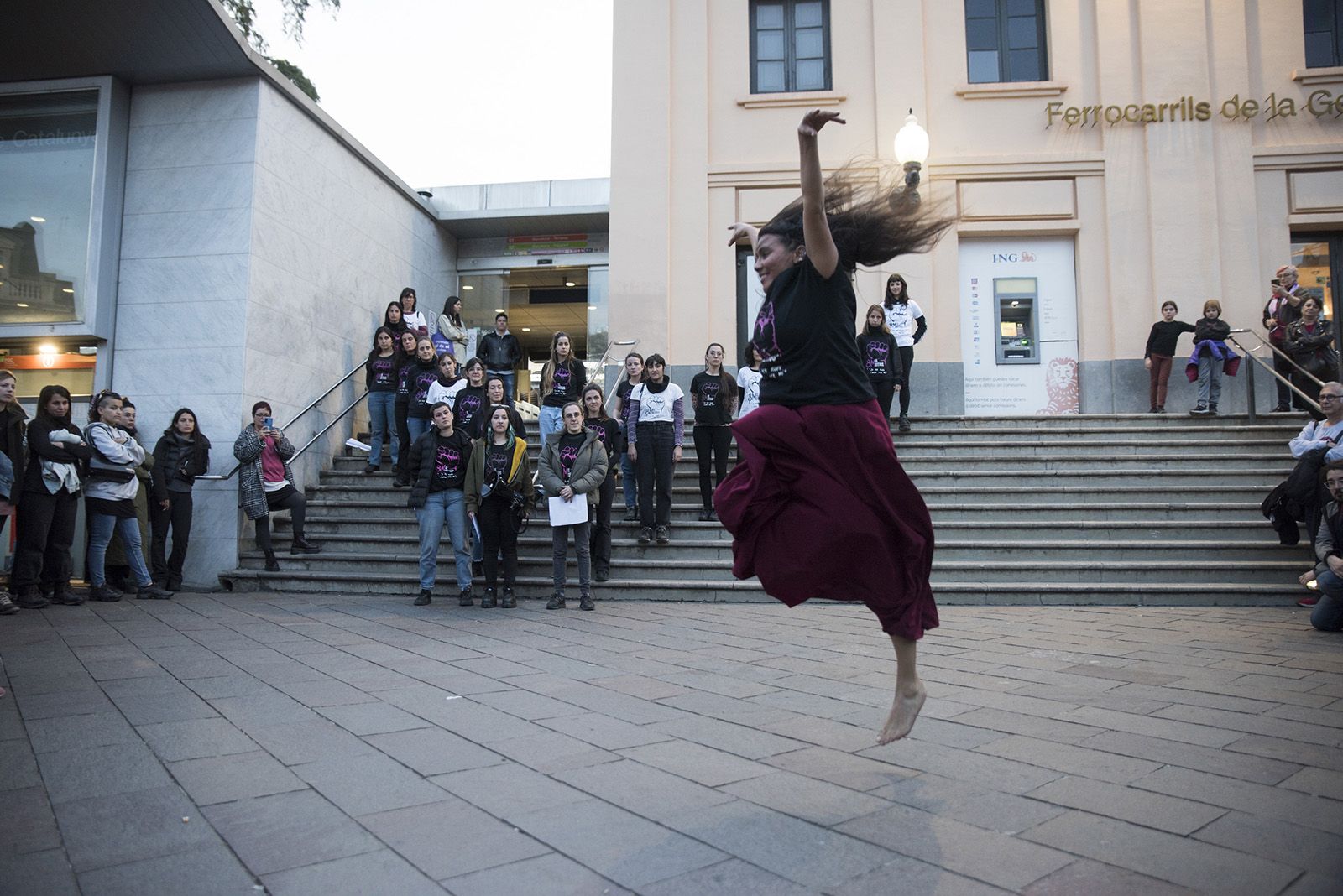 Manifestació 8M a Sant Cugat. FOTO: Bernat Millet.