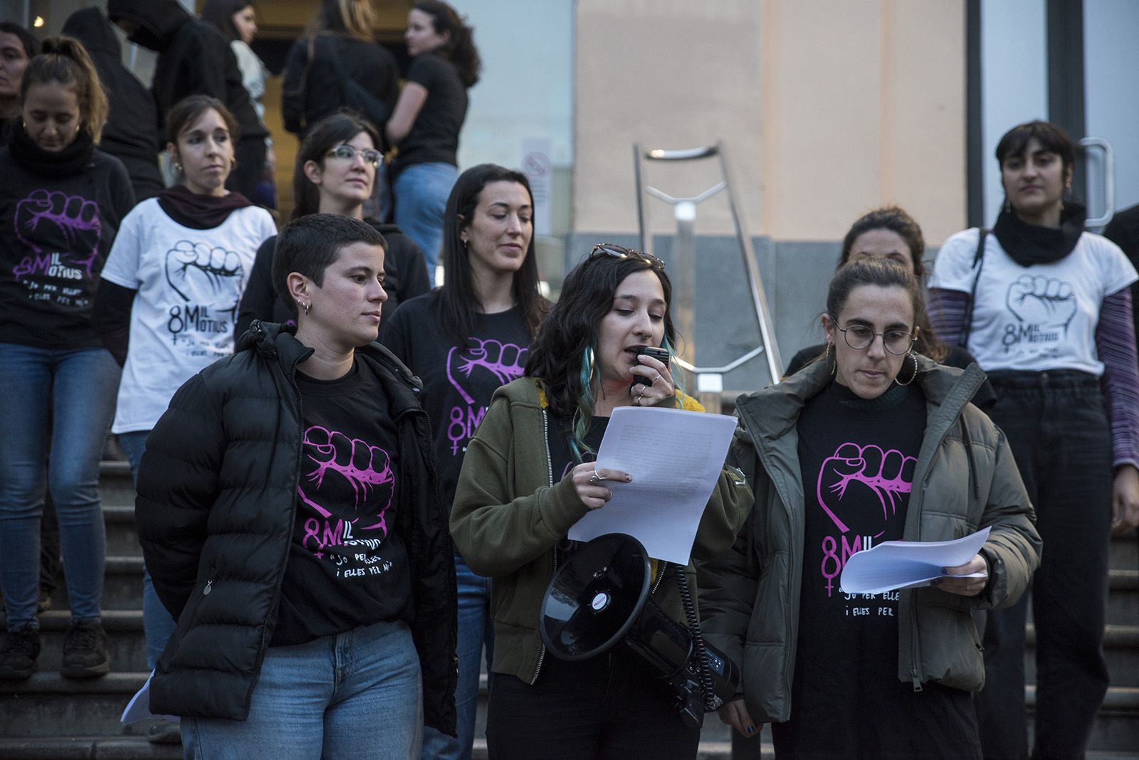 Manifestació 8M a Sant Cugat. FOTO: Bernat Millet.