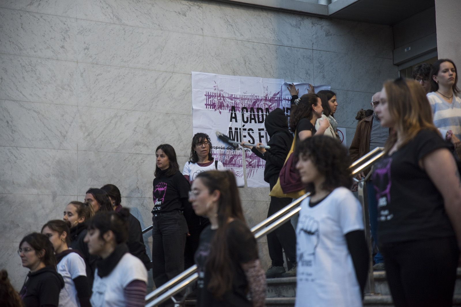 Manifestació 8M a Sant Cugat. FOTO: Bernat Millet.