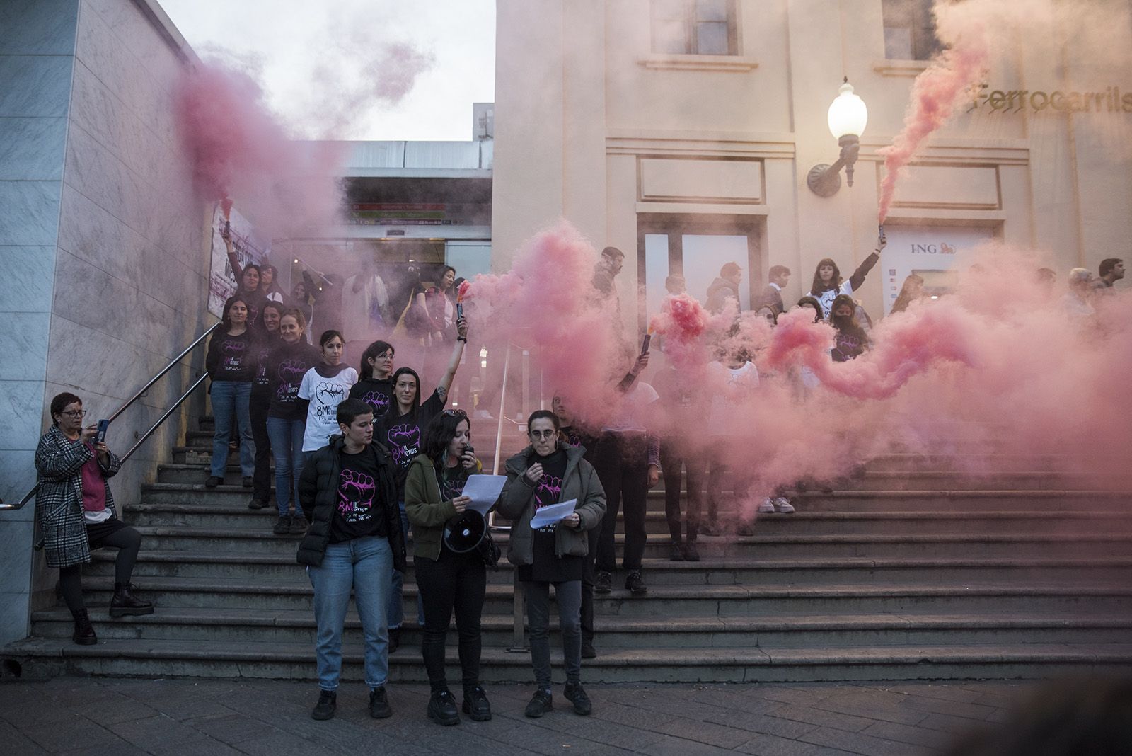 Manifestació 8M a Sant Cugat. FOTO: Bernat Millet.