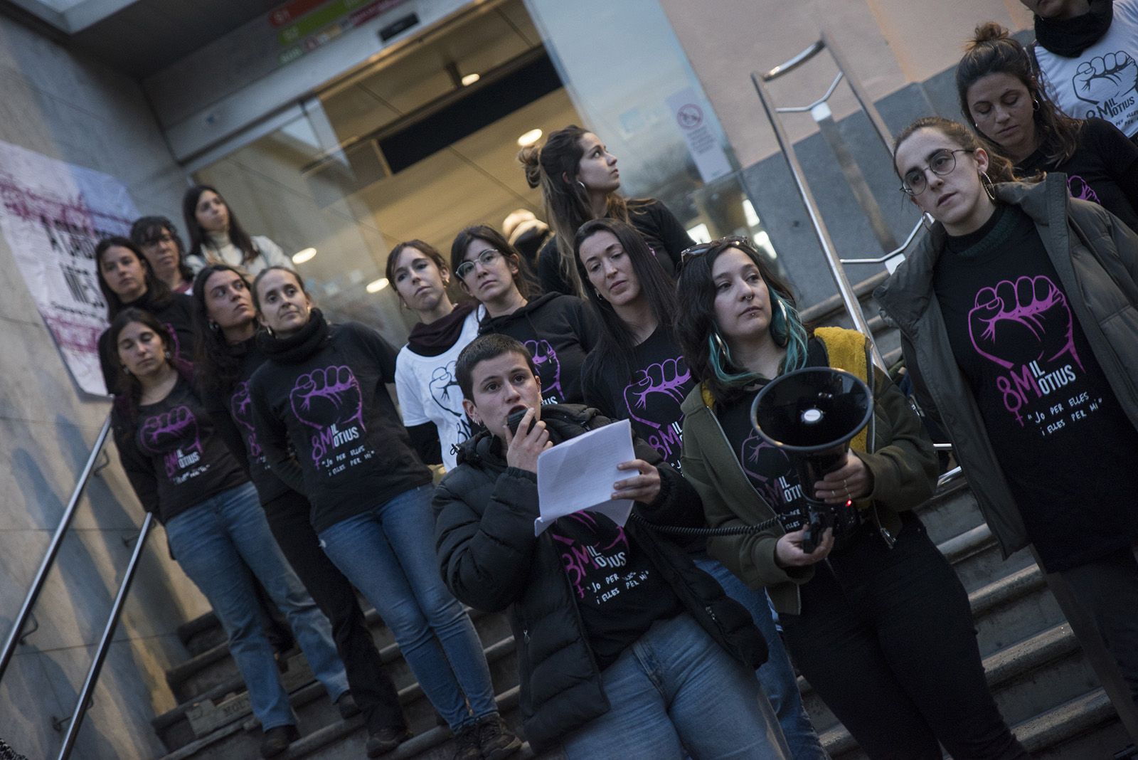 Manifestació 8M a Sant Cugat. FOTO: Bernat Millet.