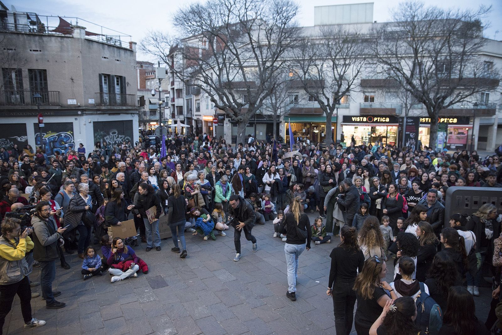 Manifestació 8M a Sant Cugat. FOTO: Bernat Millet.