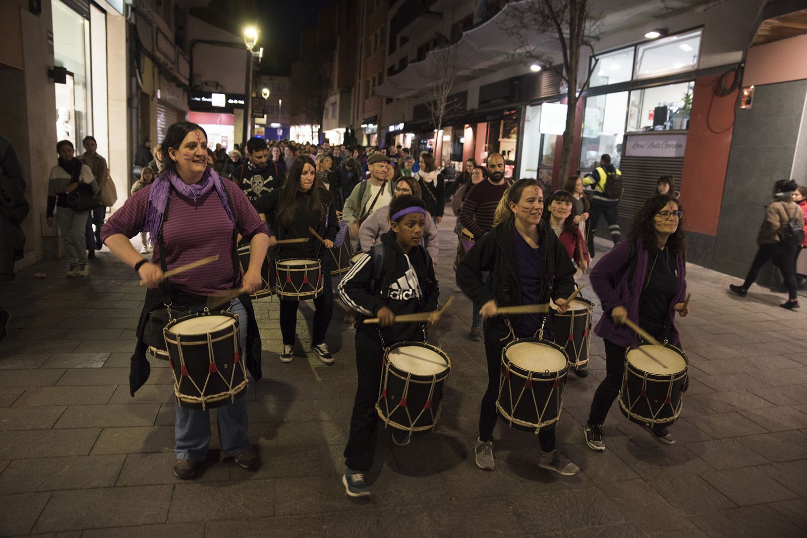 Manifestació 8M a Sant Cugat. FOTO: Bernat Millet.