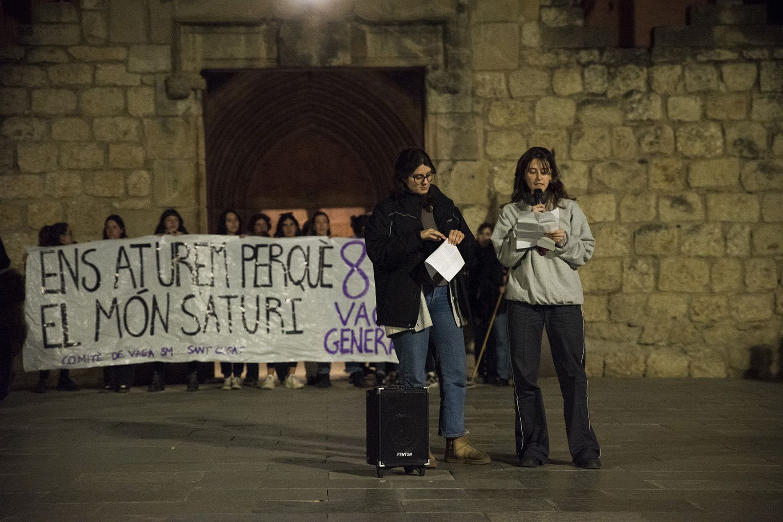 Manifestació 8M a Sant Cugat. FOTO: Bernat Millet.