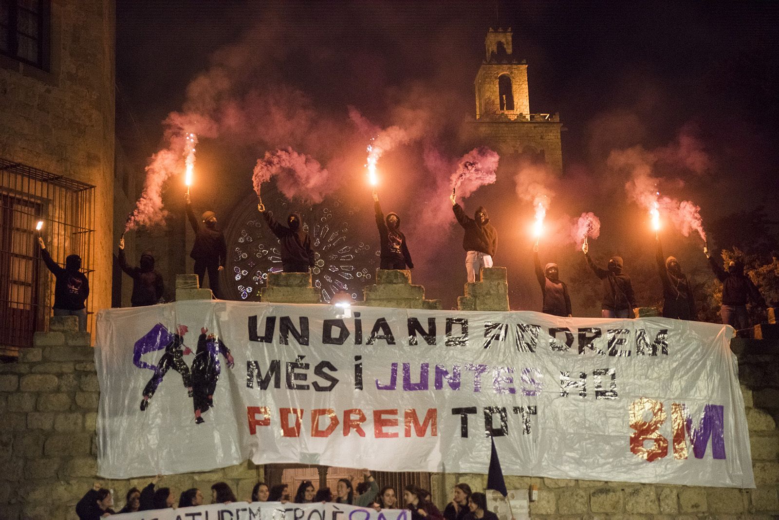 Manifestació del 8M a Sant Cugat. Fotos: Bernat Millet