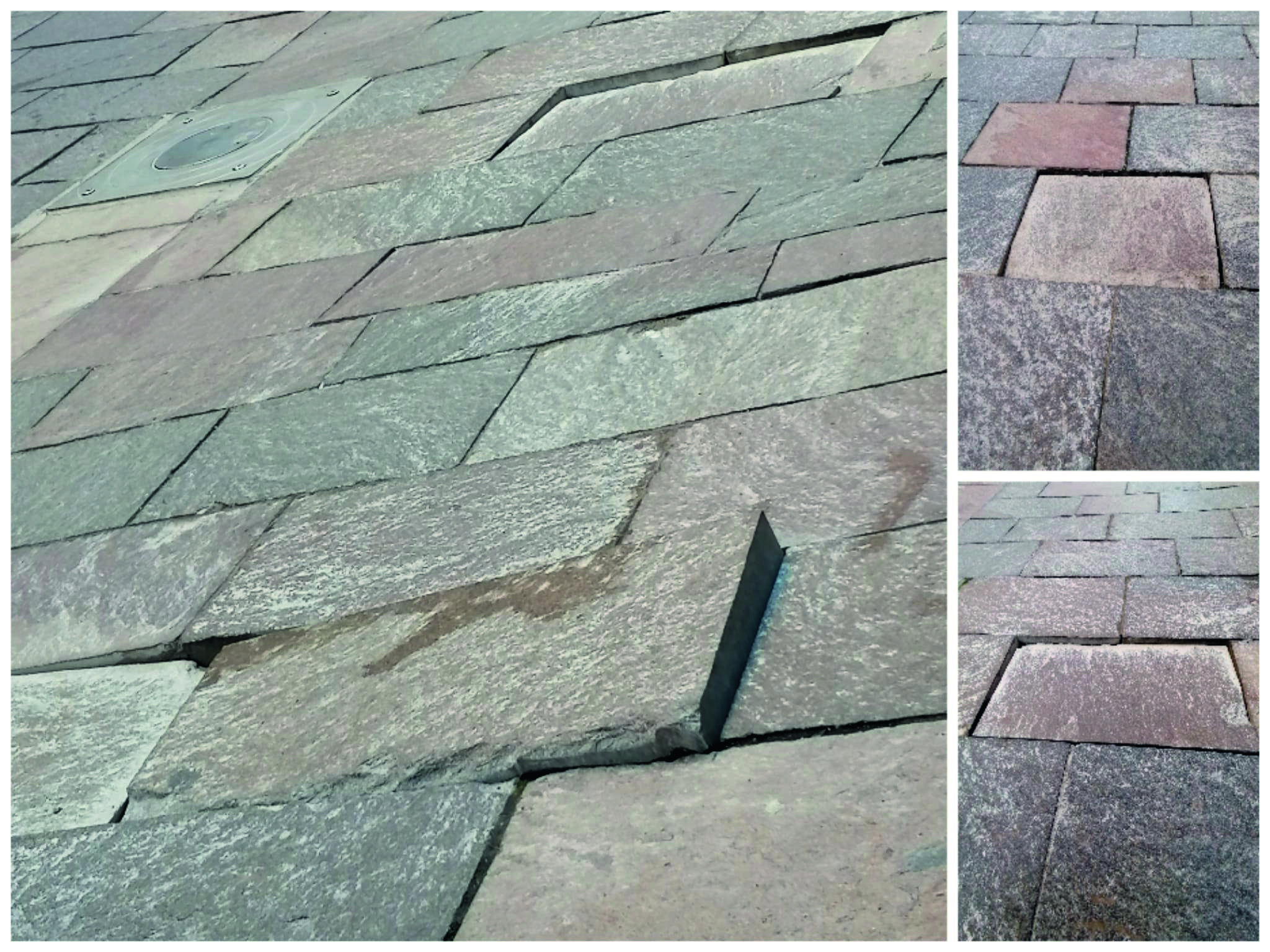 Estat del carrer de Castillejos. FOTO: Cedida