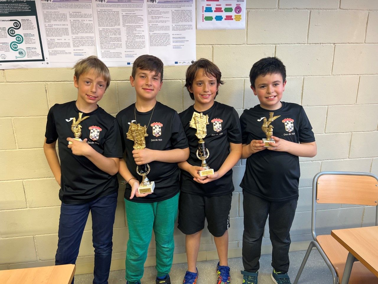 El Club Escacs Sant Cugat participarà amb 12 jugadors en el Campionat de Catalunya. FOTO: Cedida