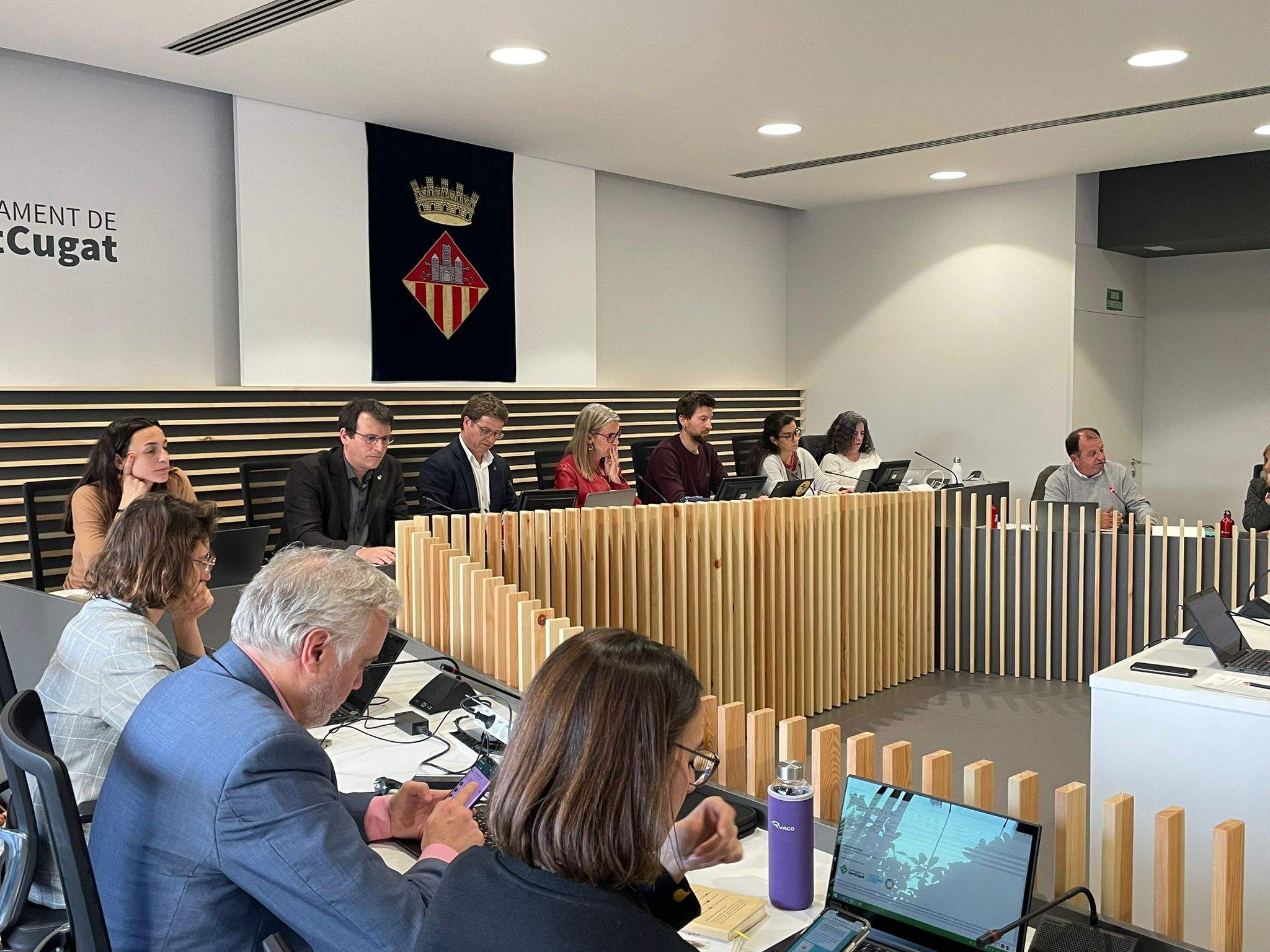 El ple municipal de Sant Cugat FOTO: TOT