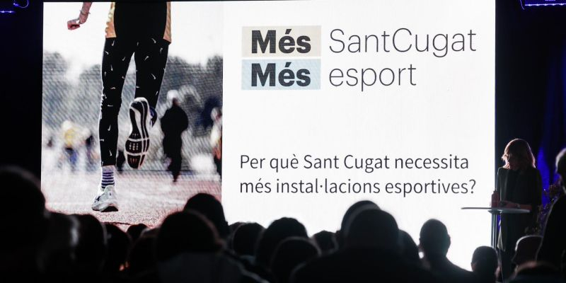 Les entitats han explicat durant la presentació la necessitat d'ampliar els equipaments esportius de Sant Cugat. FOTO: Ajuntament