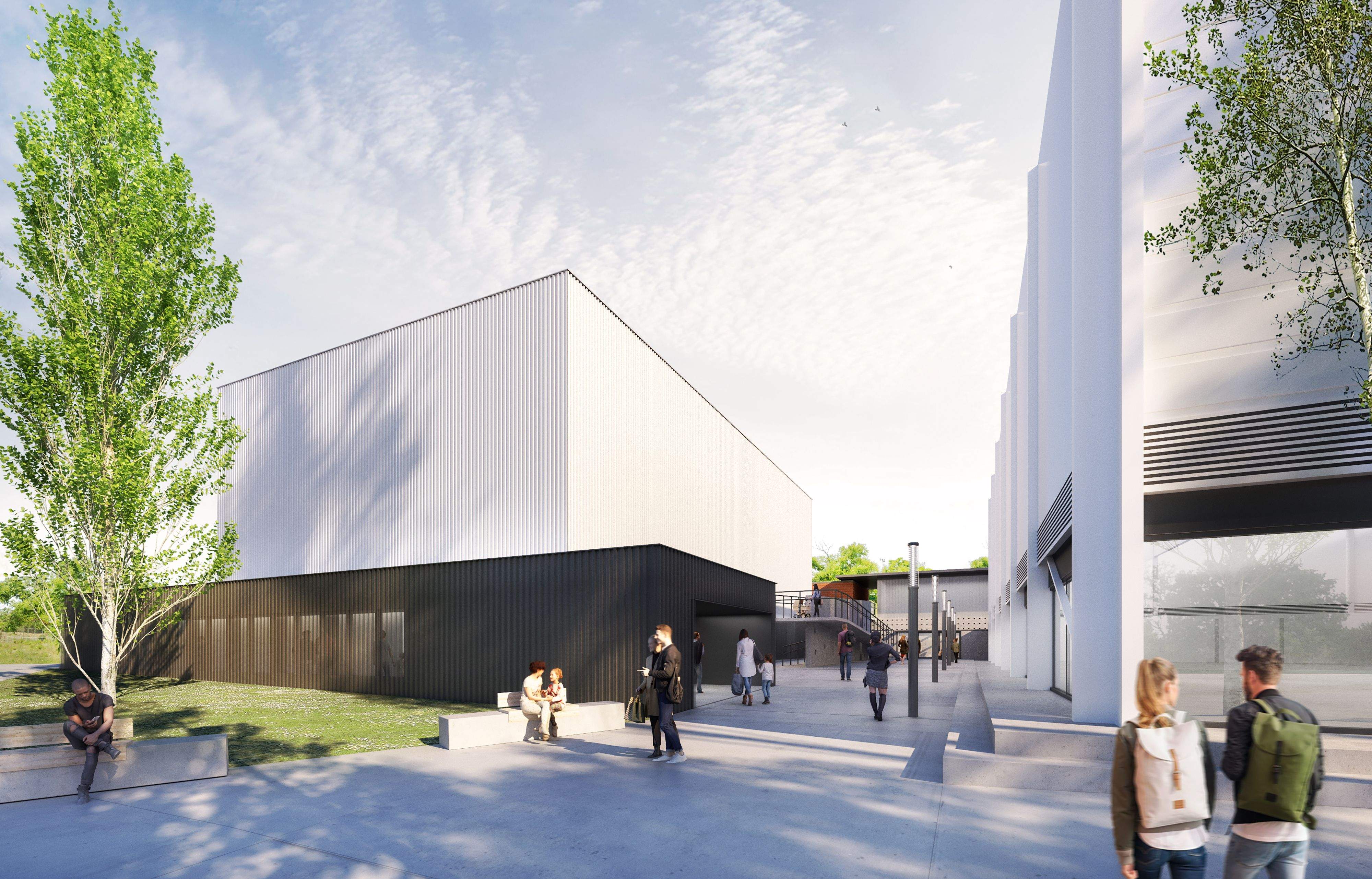 Imatge de com serà el nou pavelló de rítmica de la ZEM La Guinardera. FOTO: Ajuntament