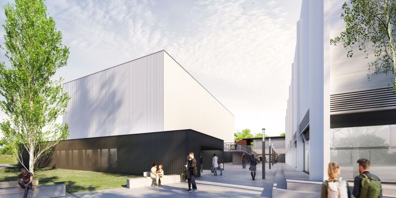 Imatge de com serà el nou pavelló de rítmica de la ZEM La Guinardera. FOTO: Ajuntament