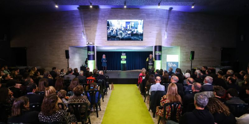 150 persones s'han aplegat a la gala dels premis Esport en Marxa 2023. Ajuntament