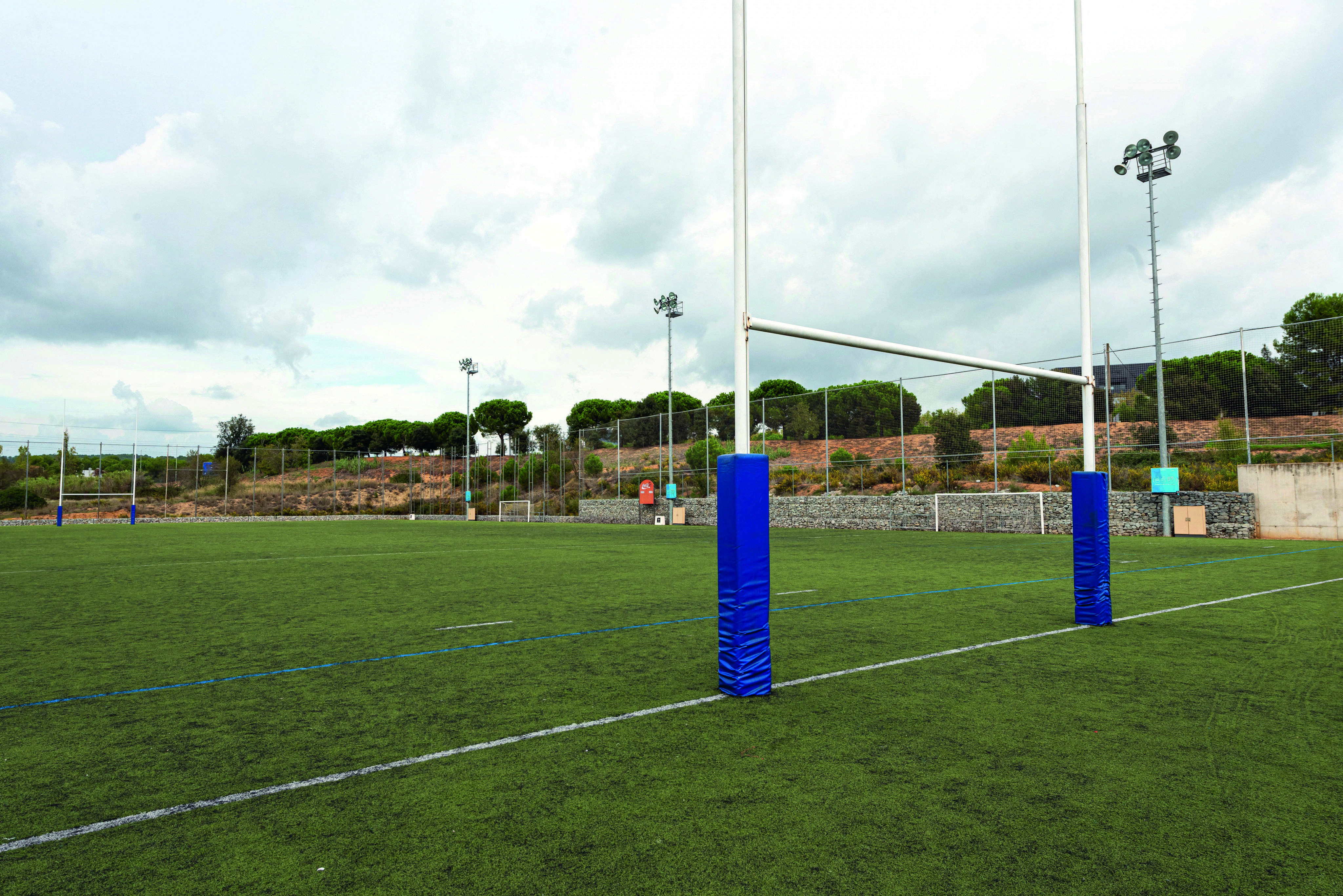 Camp de Rugbi de la ZEM de la Guinardera a Sant Cugat. FOTO: Cedida
