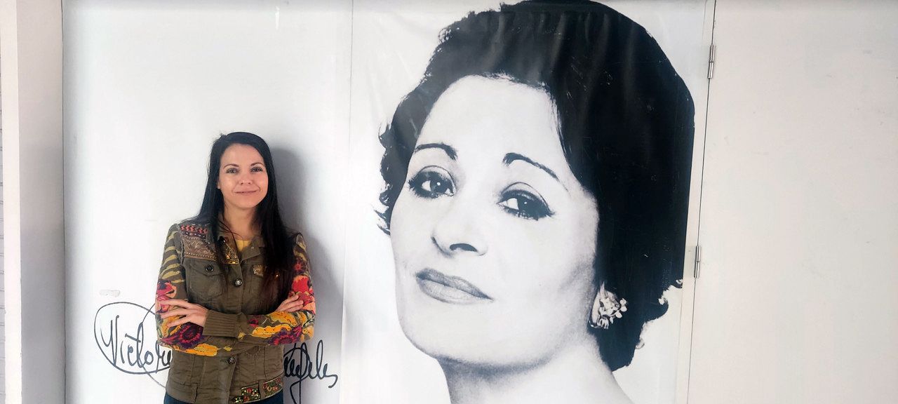 Elisabet Franch, a l'escola municipal de música 'Victòria dels Àngels'. FOTO: TOT