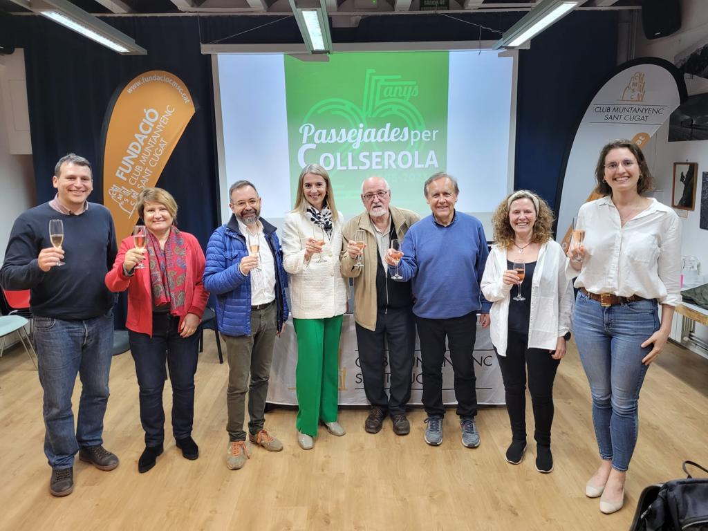 El Club Muntanyenc Sant Cugat commemora el primer quart de segle de les Passejades per Collserola. FOTO: Cedida