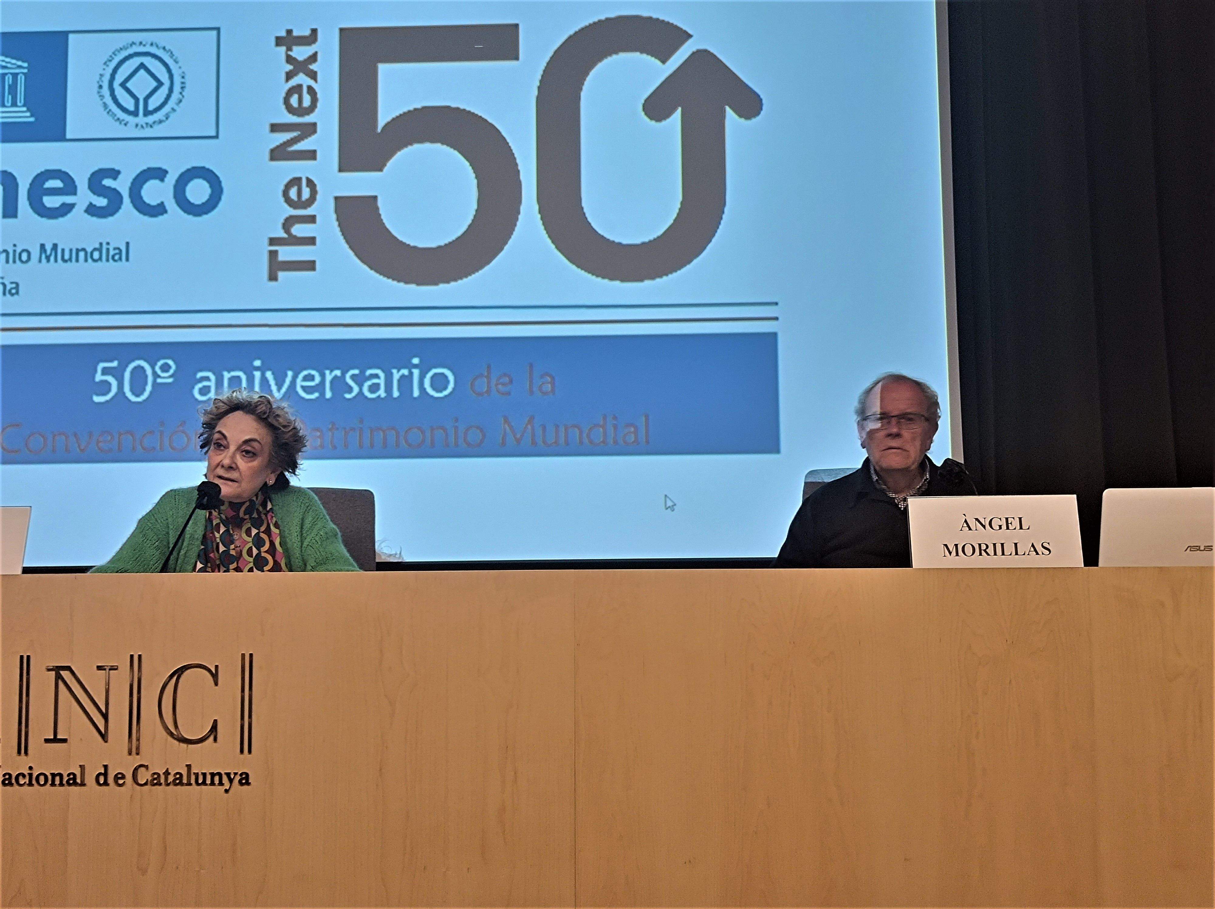 Conferència '50 anys de la Convenció del Patrimoni Mundial de la UNESCO'. FOTO: Cedida