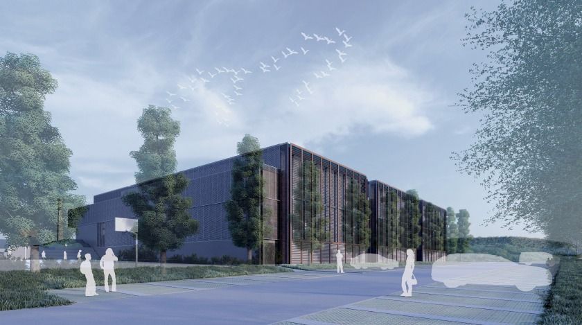 Simulació del futur pavelló de Can Magí. FOTO: Cedida