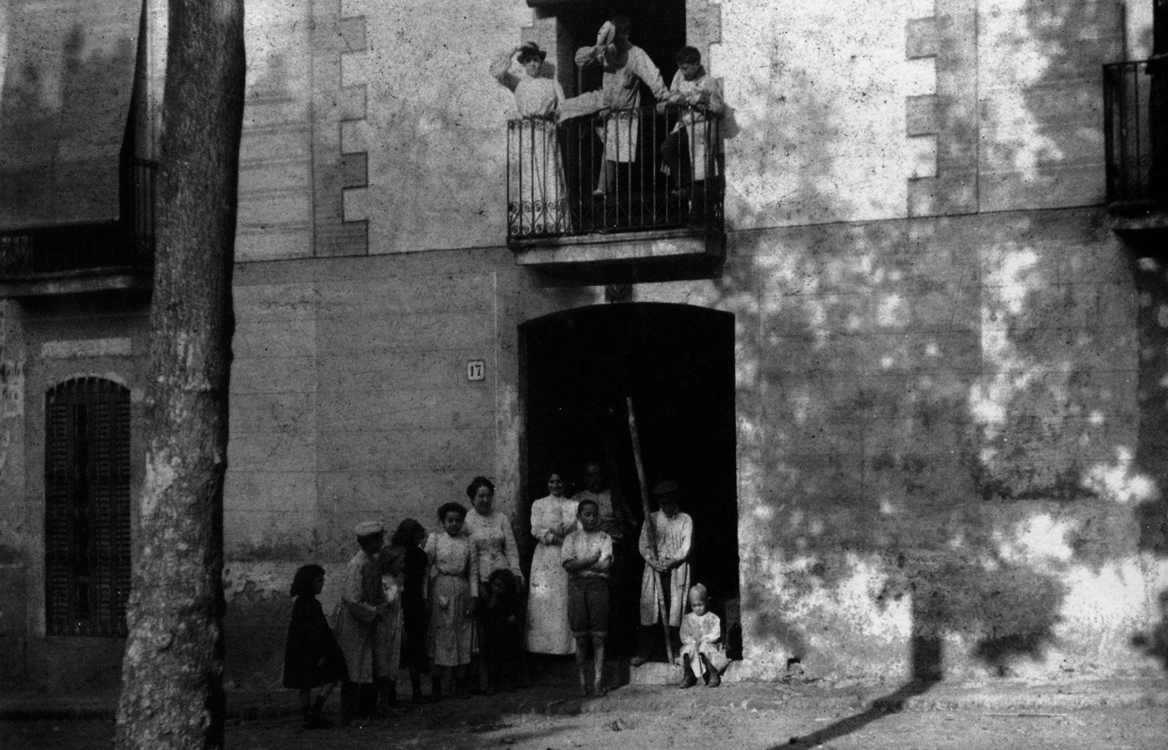 Un dia de rams del 1900. Foto: Arxiu del TOT