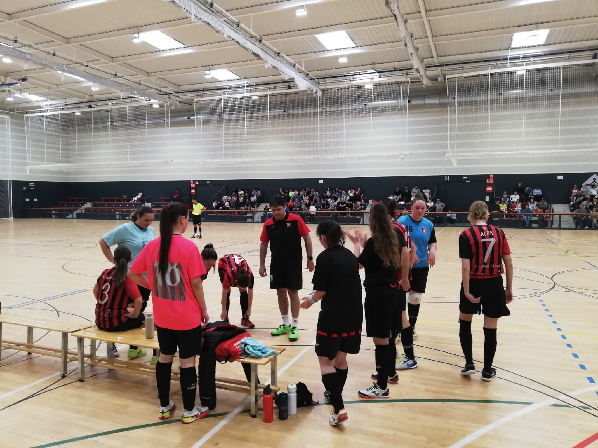 L'FS Sant Cugat queda eliminat en els vuitens de final de la Copa Catalunya. FOTO: Cedida