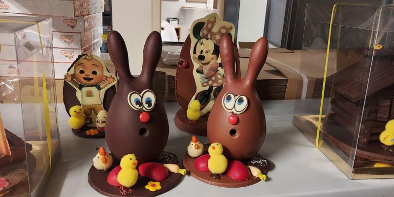 Figuretes de Pasqua de pastisseria Sàbat. FOTO: TOT