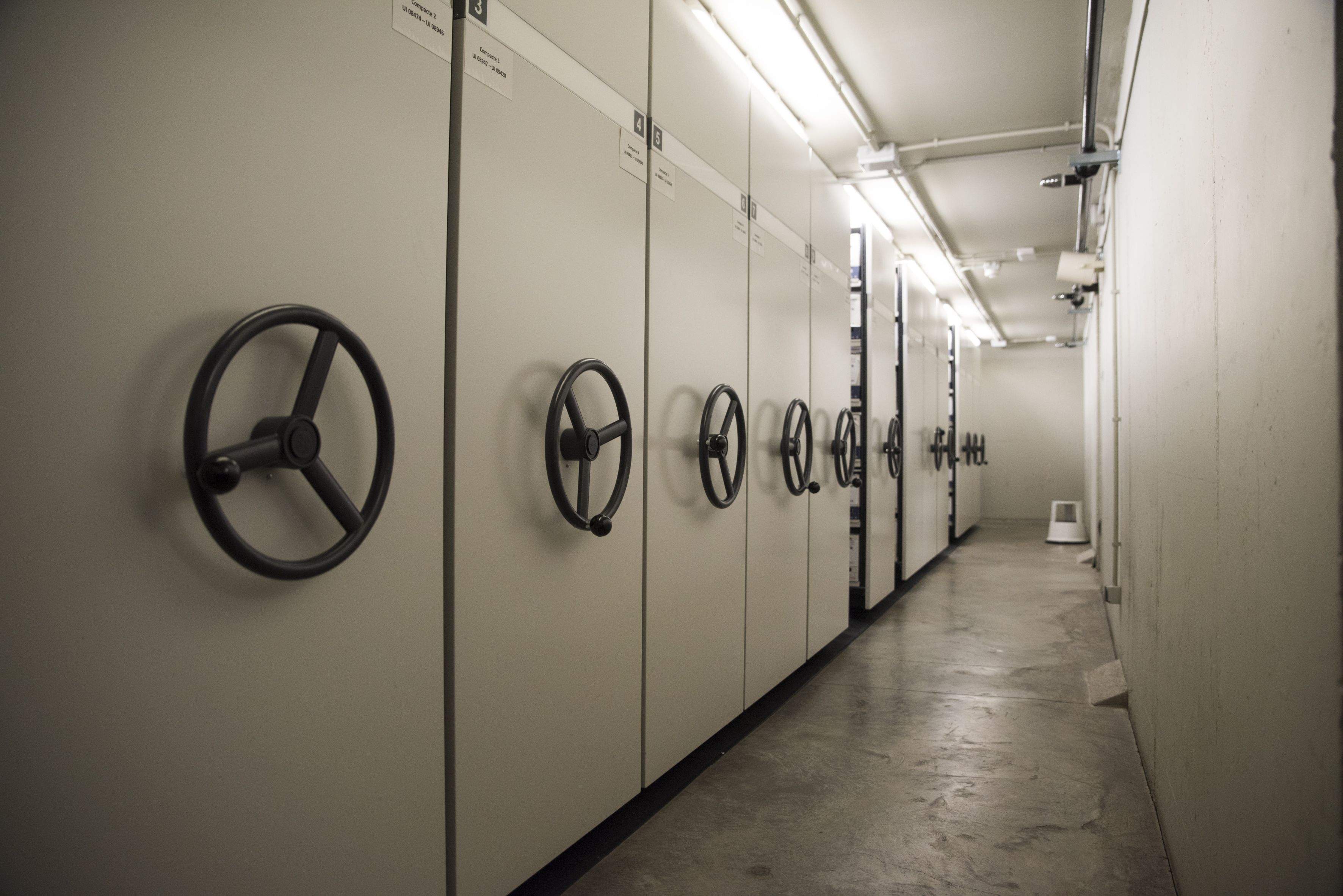 Interior de l'Arxiu Municipal de Sant Cugat FOTO: Arxiu