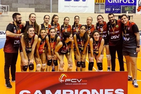 El juvenil del DSV Club Voleibol Sant Cugat va guanyar la Fase Classificatòria pel Campionat d'Espanya. FOTO: FCV
