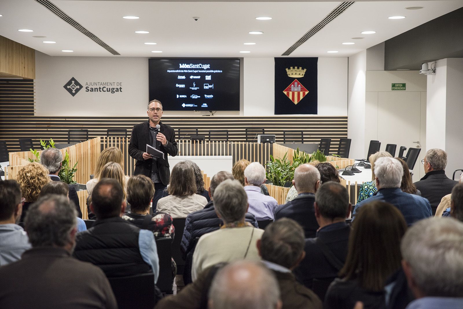 Presentació de la 14 a edició del Món Sant Cugat 'Els guardians de la memòria local'. FOTO: Bernat Millet.