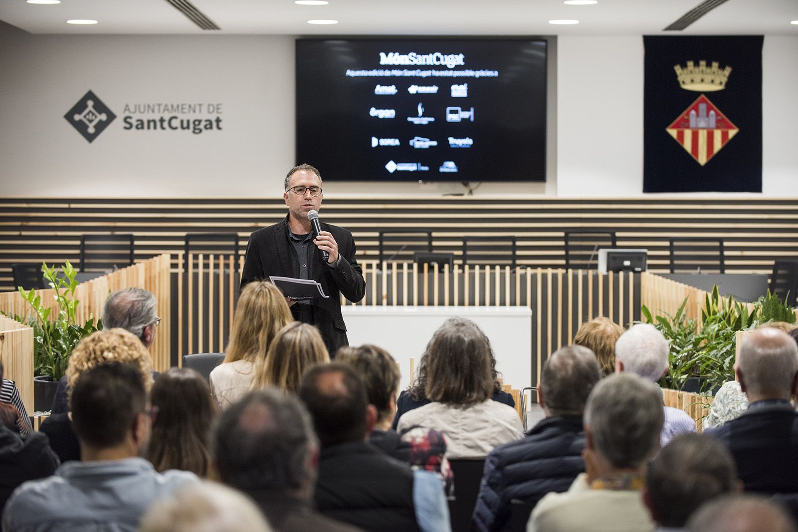 Presentació de la 14 a edició del Món Sant Cugat 'Els guardians de la memòria local'. FOTO: Bernat Millet.