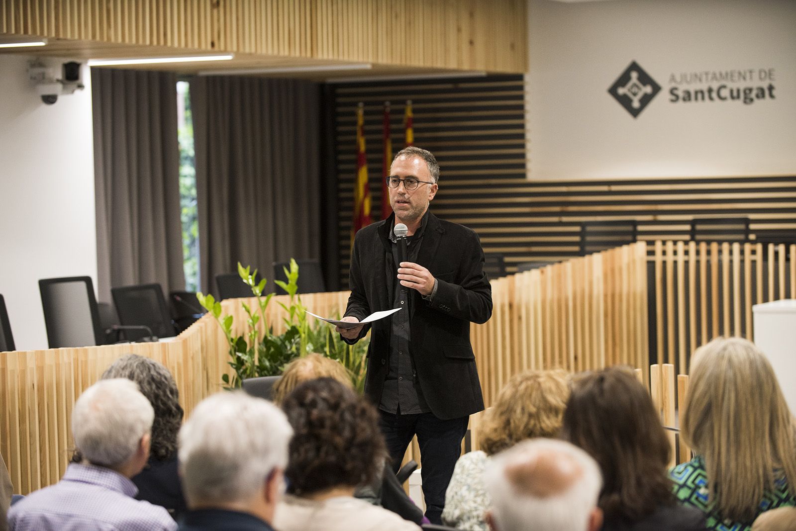 Presentació de la 14 a edició del Món Sant Cugat 'Els guardians de la memòria local'. FOTO: Bernat Millet.