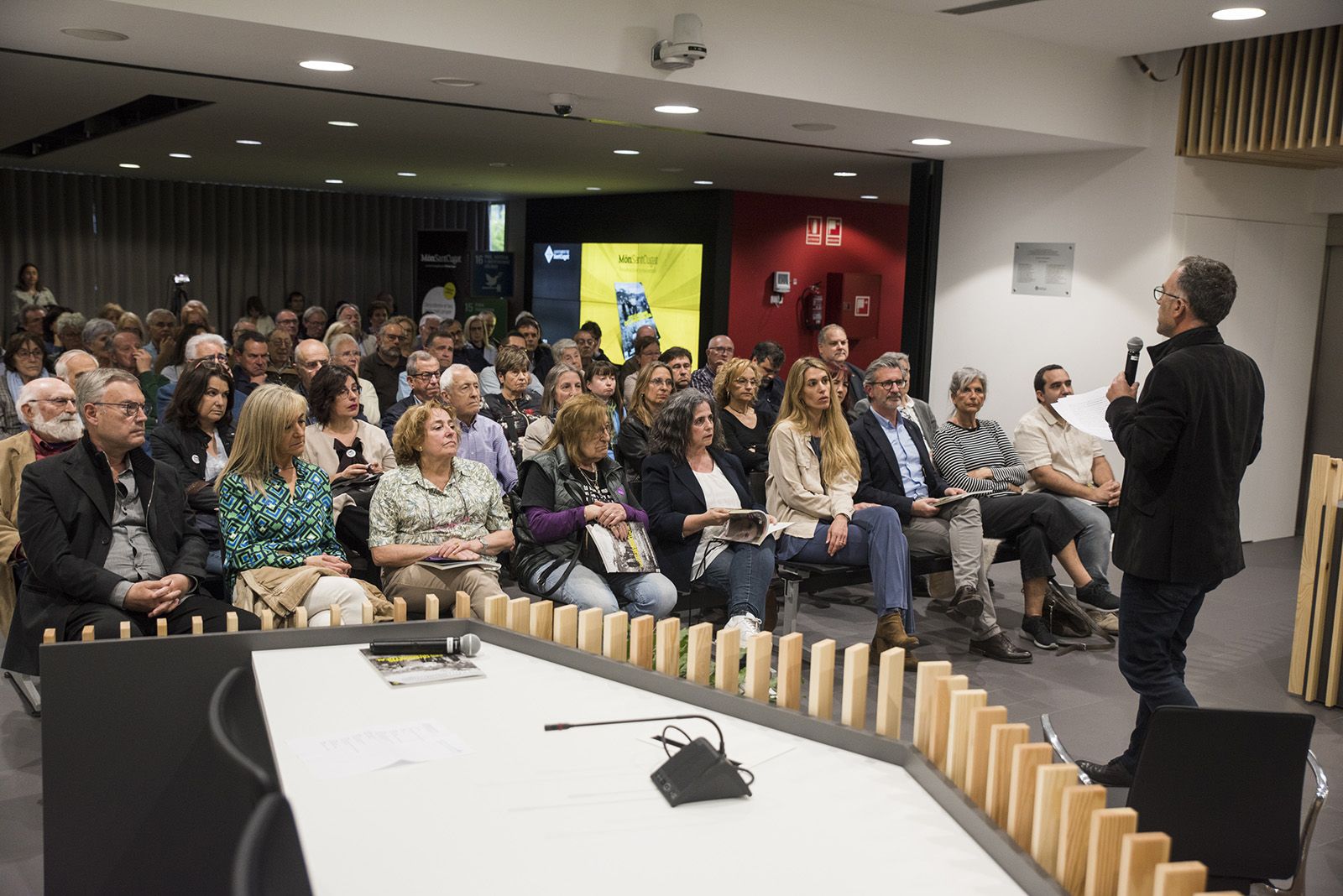 Presentació de la 14 a edició del Món Sant Cugat 'Els guardians de la memòria local'. FOTO: Bernat Millet.